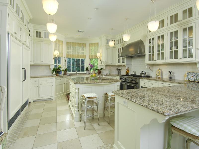 White Kitchens With Granite